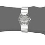 Omega Women's Constellation Analog Display Swiss Quartz Silver Watch