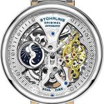 Stührling Original Mens Skeleton Watch Dial Automatic Watch
