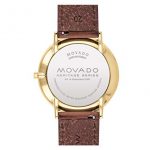 Movado Heritage, Gold Ion-Movado Heritage, Ionic Gold Plated Steel Case, Navy Dial