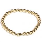 Seven Seas Pearls Beaded Bracelet 14k Yellow Gold with Lobster Clasp