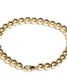 Seven Seas Pearls Beaded Bracelet 14k Yellow Gold with Lobster Clasp