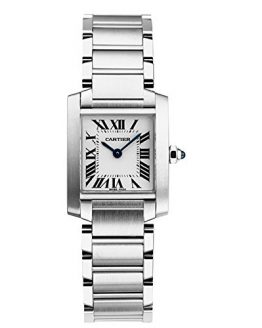 Cartier Women's Tank Francaise Stainless Steel Bracelet Watch