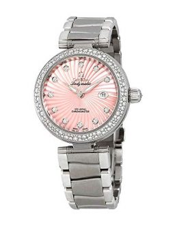 Omega De Ville Ladymatic Pink Mother of Pearl Diamomd Dial Ladies Steel Watch 425.35.34.20.57.001