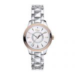 New Ladies Christian Dior Montaigne Steel Rose Gold Diamonds