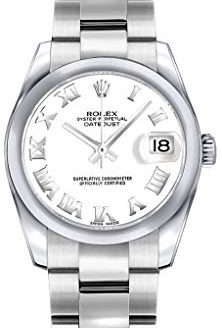 Rolex Lady Datejust 179160 White Roman Numeral Dial 26mm Womens Watch