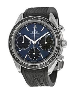 Omega Speedmaster Racing Automatic Chronograph Blue Dial Stainless Steel