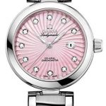 Omega DeVille Ladymatic Pink Dial with Diamond Markers Women's Watch 425.30.34.20.57.001
