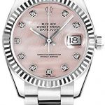 Rolex Lady Datejust 178274 Pink Dial w/Diamond Hour Markers 31mm Womens Watch
