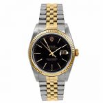 Rolex Datejust Swiss-Automatic Male Watch 16013 (Certified Pre-Owned)