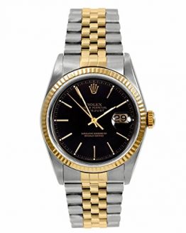 Rolex Datejust Swiss-Automatic Male Watch 16013 (Certified Pre-Owned)