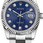 Rolex Datejust 36 Blue Diamond Jubilee Dial Luxury Watch 116234