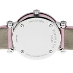 Effortless Elegance: Tiffany Atlas Lady Pink Dial Satin Strap Watch