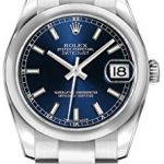 Rolex Lady-Datejust 26 179160 Blue Dial: A Timeless