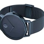 Movado FACE, Navy Ion-Plated Stainless Steel Case, Navy Dial