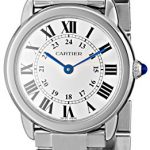 Cartier Women's "Ronde Solo" Stainless Steel Watch with Link Bracelet