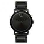 Movado Bold, Ionic Plated Black Steel Case, Black Dial, Black Steel Bracelet, Men, 3600538