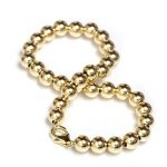 Seven Seas Pearls Beaded Bracelet 14k Yellow Gold with Lobster Clasp