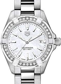 Tag Heuer Aquaracer Diamond White Mother of Pearl Dial Ladies Watch
