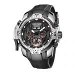 Reef Tiger Men's Sport Watches Stainless Steel Case Rubber Strap Military Watches
