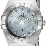 Omega Women's 'Constellation' Swiss Quartz Stainless Steel Dress Watch, Color:Silver-Toned (Model: 12310246055004)
