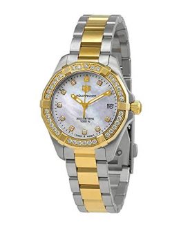 Tag Heuer Aquaracer Mother of Pearl Diamond Dial Ladies Watch