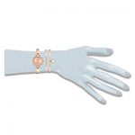 Anne Klein Women's Swarovski Crystal Accented Rose Gold-Tone Watch