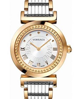 Versace Women's Vanity Rose-Gold Ion-Plated Stainless Steel Watch