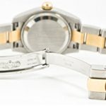 Rolex Ladys 179173 Datejust Steel & 18k Gold, Oyster Band, Fluted Bezel & White Roman Dial