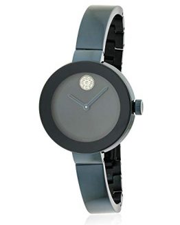 Movado Bold Blue IP Stainless Steel Ladies Watch 3600425
