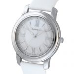 Tiffany & Co. Watch Mark Silver / White Pearl Dial Satin Belt