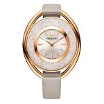 Swarovski Crystalline Oval Rose Gold-Tone Ladies Watch