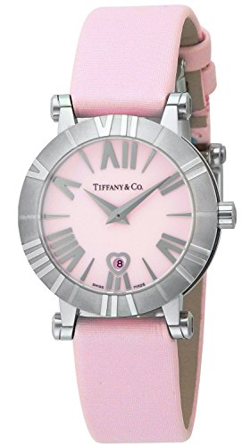 Tiffany & Co. Watch Atlas Pink Dial Satin Belt Discount
