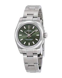 Rolex Lady Oyster Perpetual 26 Olive Green Dial Stainless Steel Rolex Oyster Automatic Watch 176200OVSO