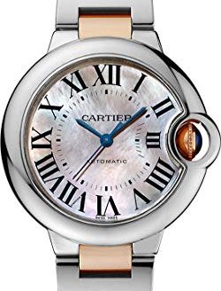 Cartier Ballon Bleu Mother of Pearl Automatic Ladies Watch