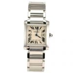 Cartier Midsize Tank Francaise Stainless Steel Watch