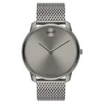Movado Bold, Grey Ion-Plated Stainless Steel Case, Grey Dial