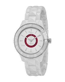 Dior VIII White Dial Ceramic Automatic 38mm Ladies Watch