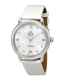 Omega DeVille Prestige Mother of Pearl Butterfly Dial Ladies Watch 424.12.33.20.55.001