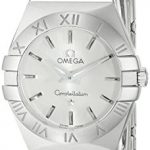 Omega Women's 12310246002001 Constellation Analog Display Swiss Quartz Silver Watch