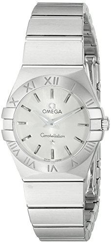 Omega Women's 12310246002001 Constellation Analog Display Swiss Quartz Silver Watch