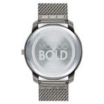 Movado Bold, Grey Ion-Plated Stainless Steel Case, Grey Dial