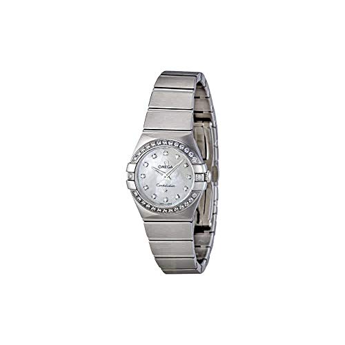 Omega Women's Mother-of-Pearl Dial Diamond Accent Watch (123.15.24.60.55.001)