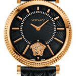 Versace Women's V-Helix Analog Display Quartz Black Watch