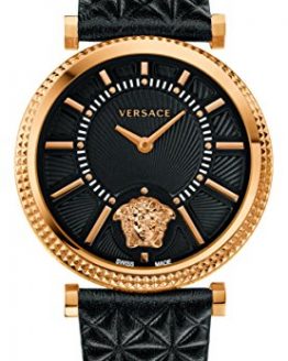 Versace Women's V-Helix Analog Display Quartz Black Watch