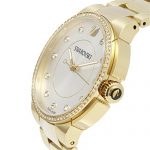 Swarovski City Silver Dial Yellow Gold-tone Ladies Watch