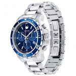 Movado Men's Series 800 Sport Chronograph Watch with Printed Index Dial, Blue/Silver/Grey (2600141)