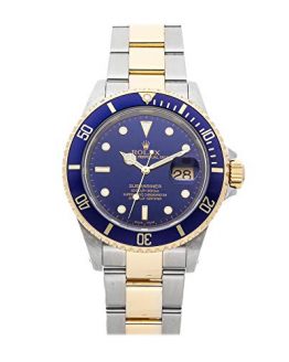 Rolex Submariner Mechanical (Automatic) Blue Dial Mens Watch 16613 (Certified Pre-Owned)