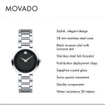 Elegance Redefined: Movado Modern Classic Women's Watch with Museum Dial