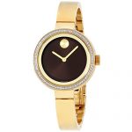 Movado Bold Quartz Movement Brown Dial Ladies Watch 3600282