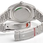 Rolex Oyster Perpetual 114300 Dark Rhodium Dial Mens Watch